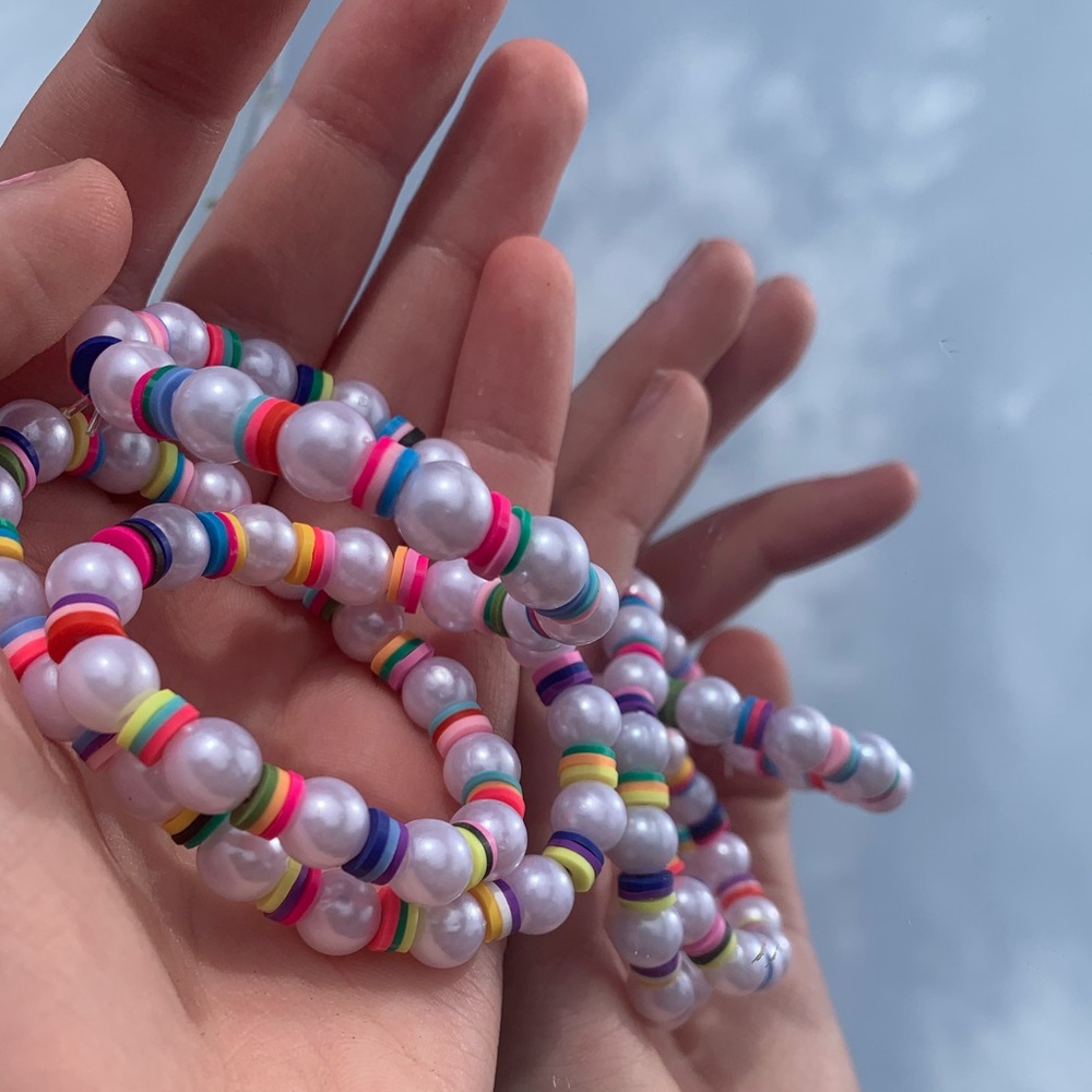 Pearl necklace homemade